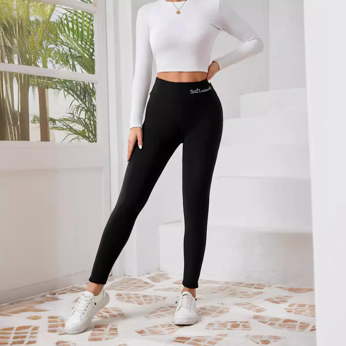 Warmtegevende Fleece-Leggings voor Koude Dagen
