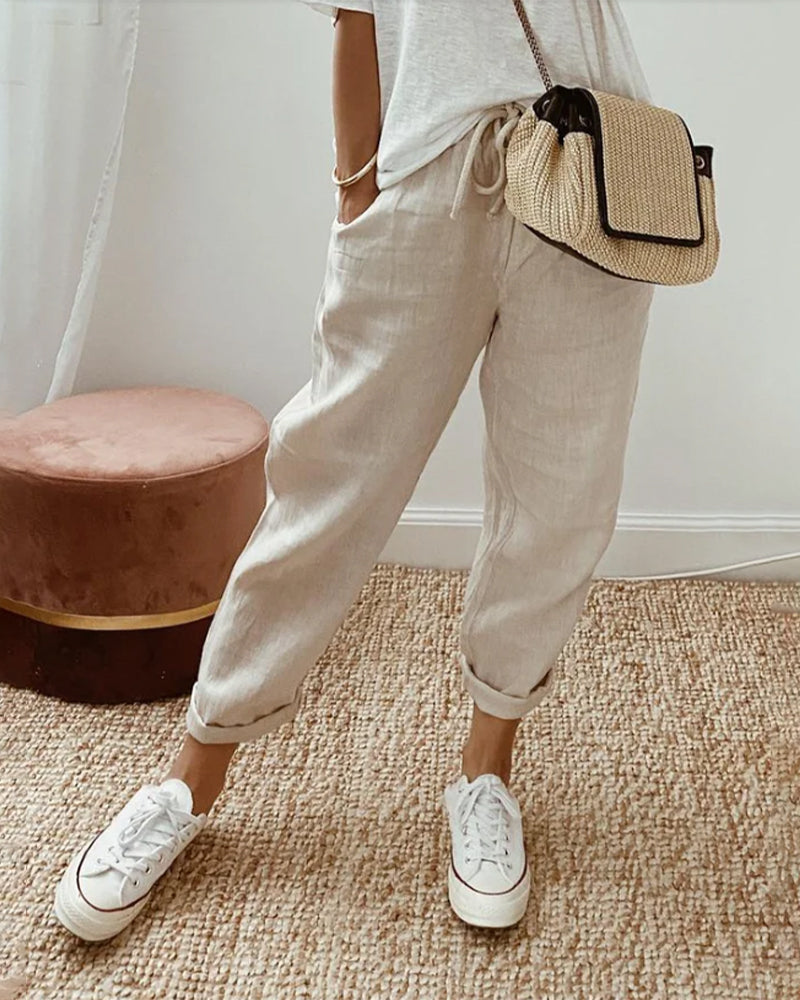 Noa – Elegante Relaxed Fit Broek