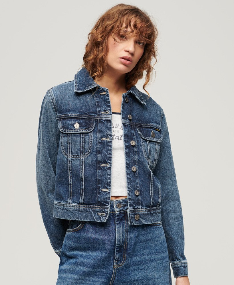 Slim denim trucker jack – Sophie