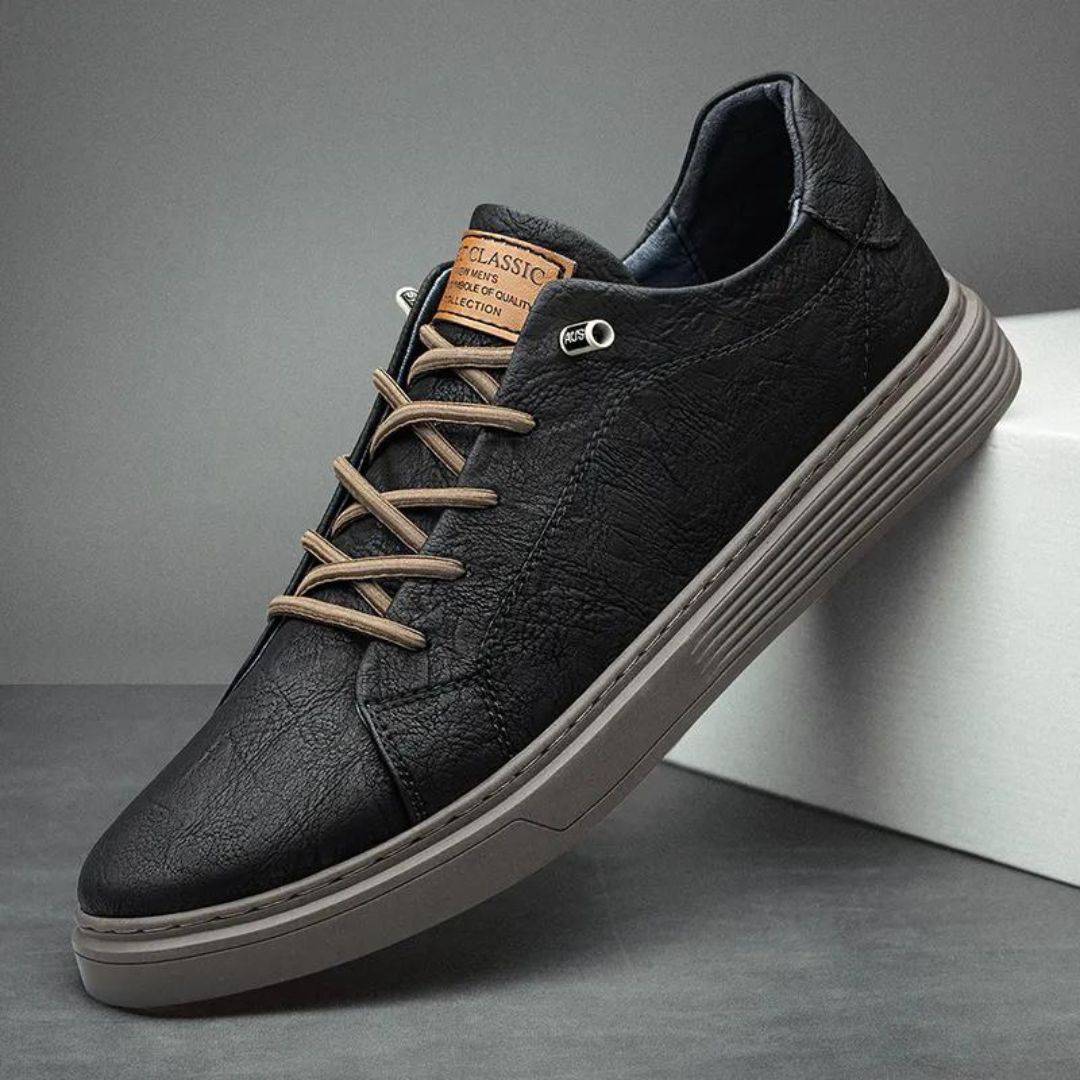 Heren leren sneakers voor winter & stijl – Ruben
