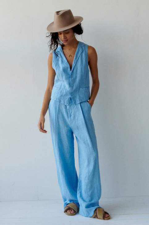 Zomerse wijde broek voor dames met luchtig ontwerp