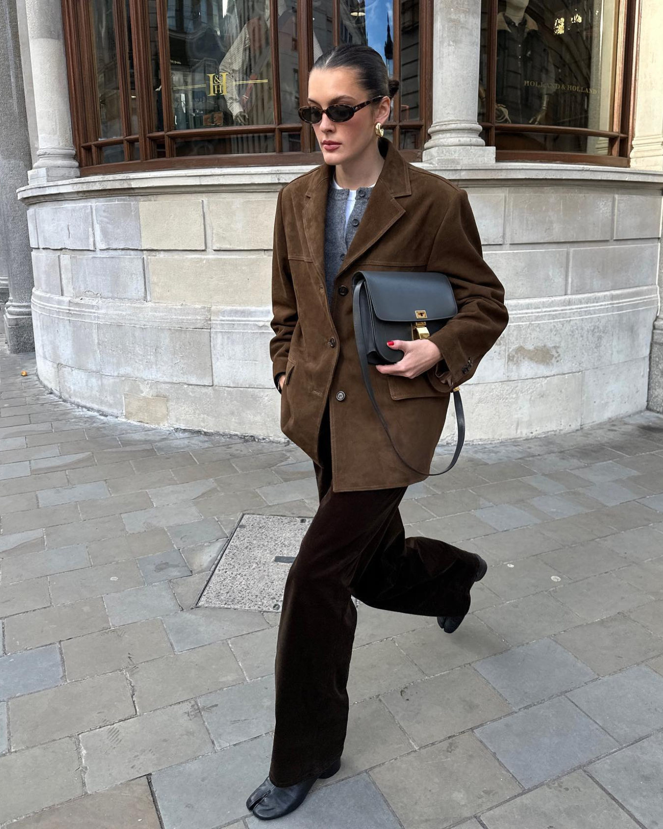 Linde | Klassieke suède blazer