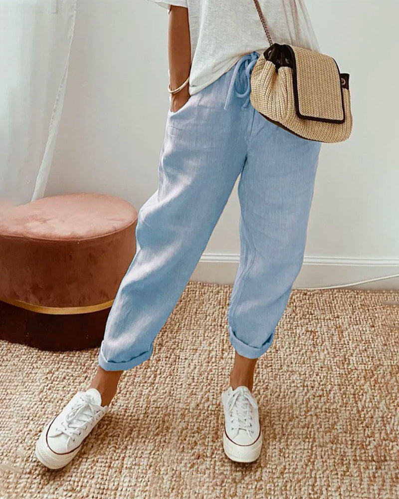 Noa – Elegante Relaxed Fit Broek