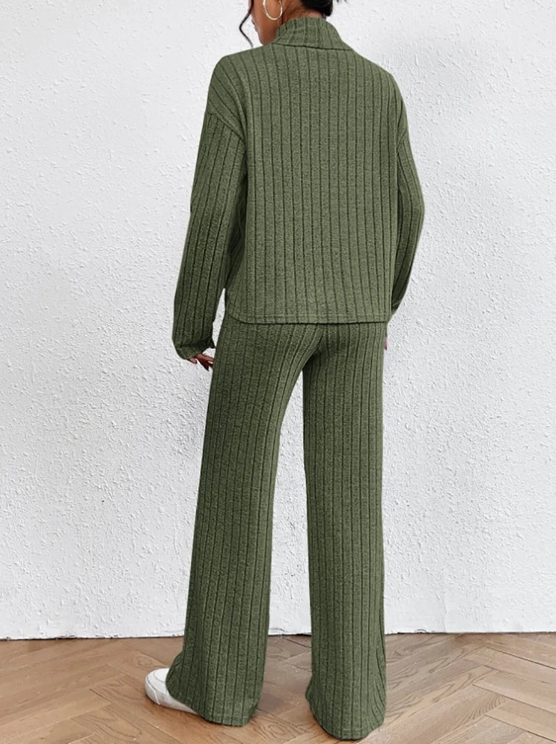 Modieus Pullover- en Hosen Set voor Herfst/Winter