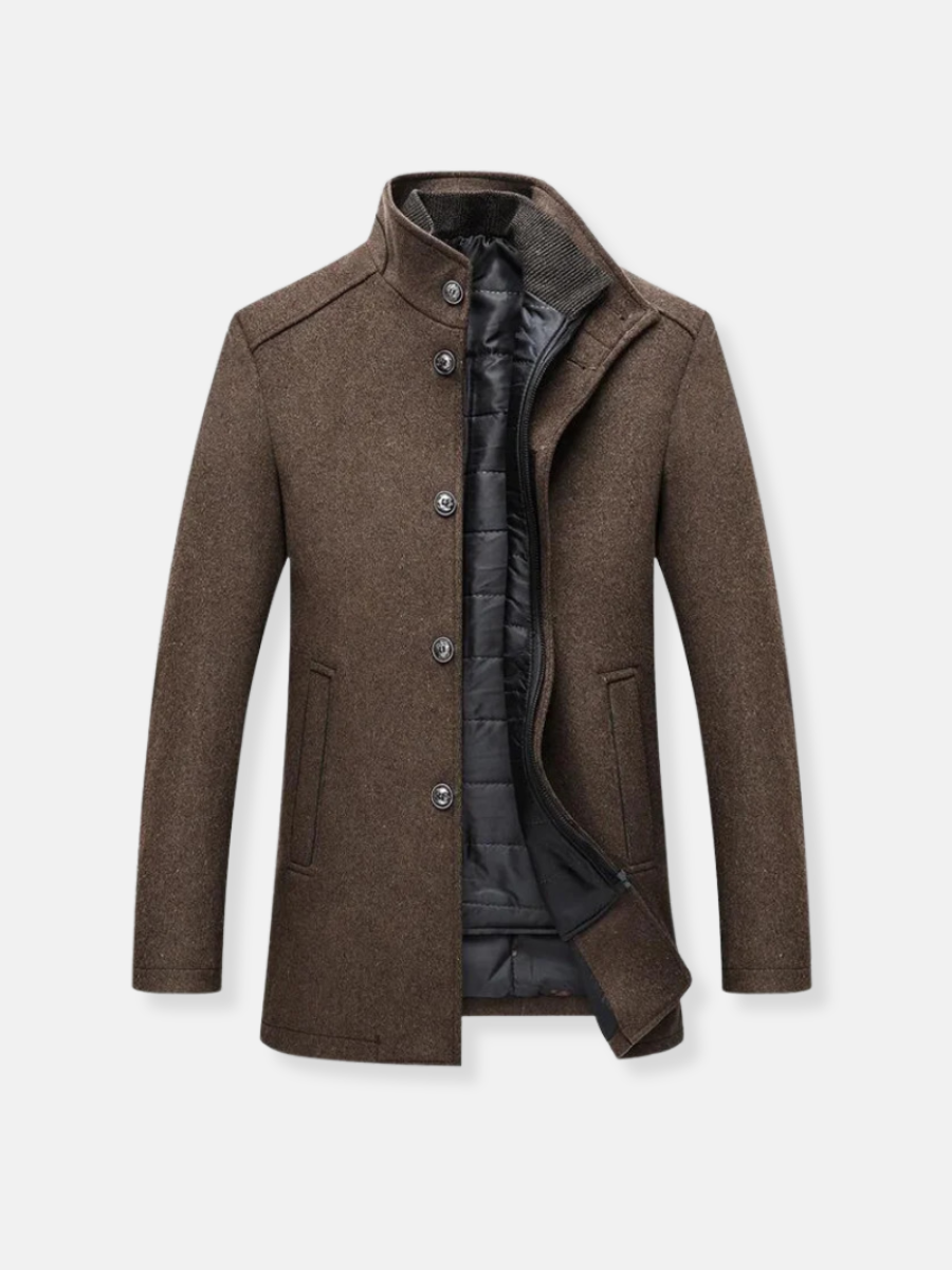 Woltrenchcoat voor heren