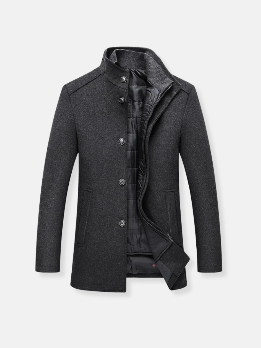 Woltrenchcoat voor heren