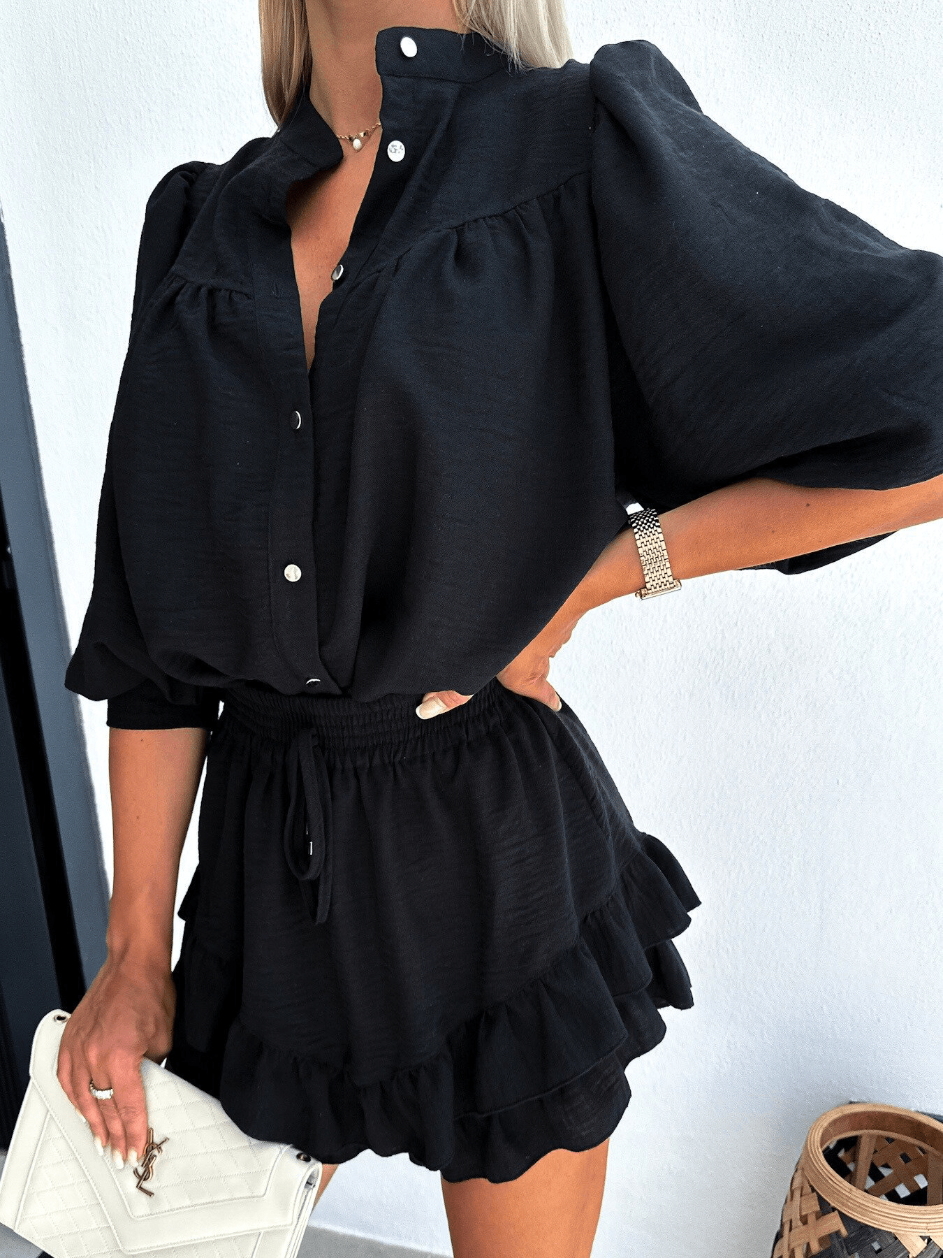 Lina - Designer Leinen Strandoutfit