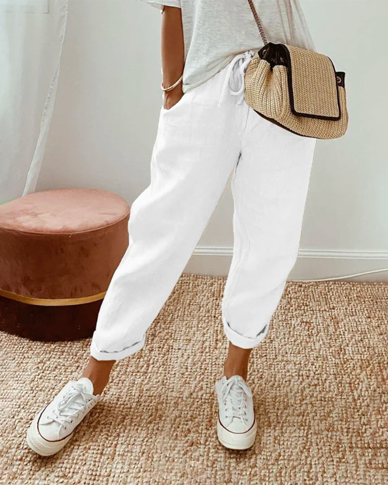 Noa – Elegante Relaxed Fit Broek