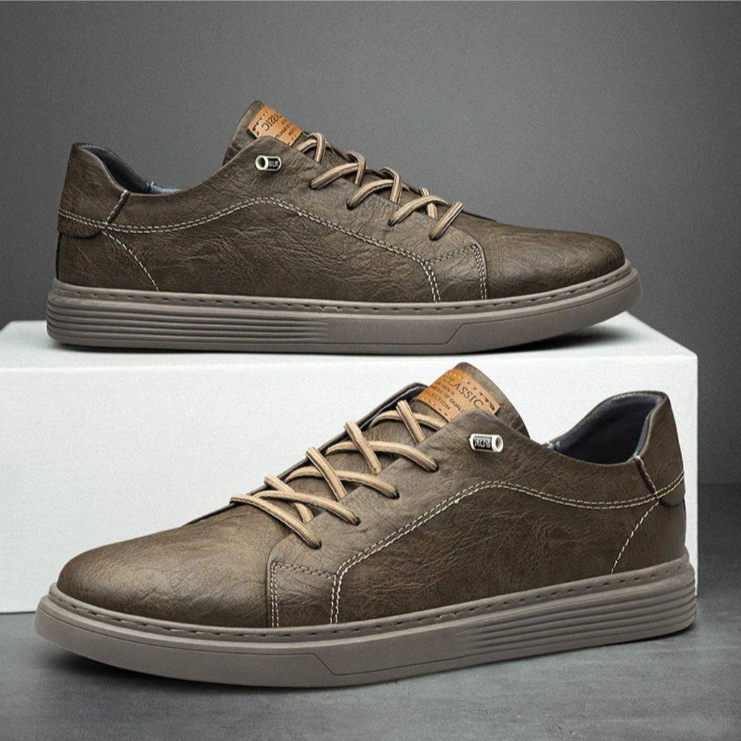 Heren leren sneakers voor winter & stijl – Ruben