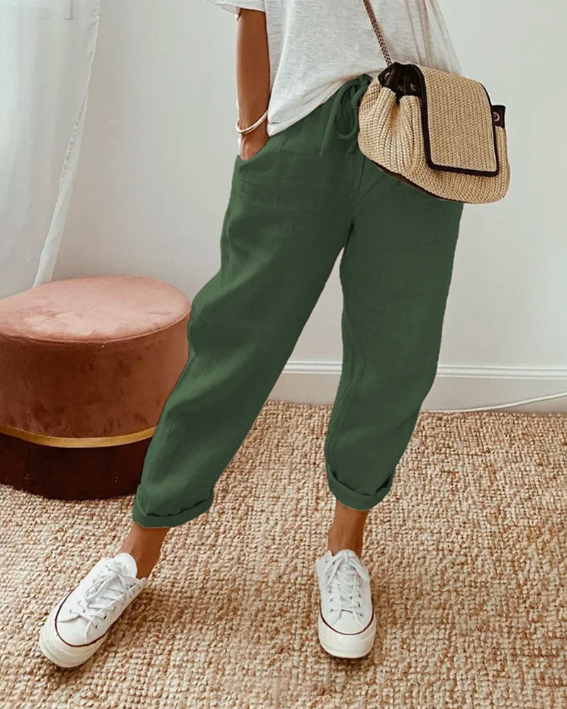 Noa – Elegante Relaxed Fit Broek