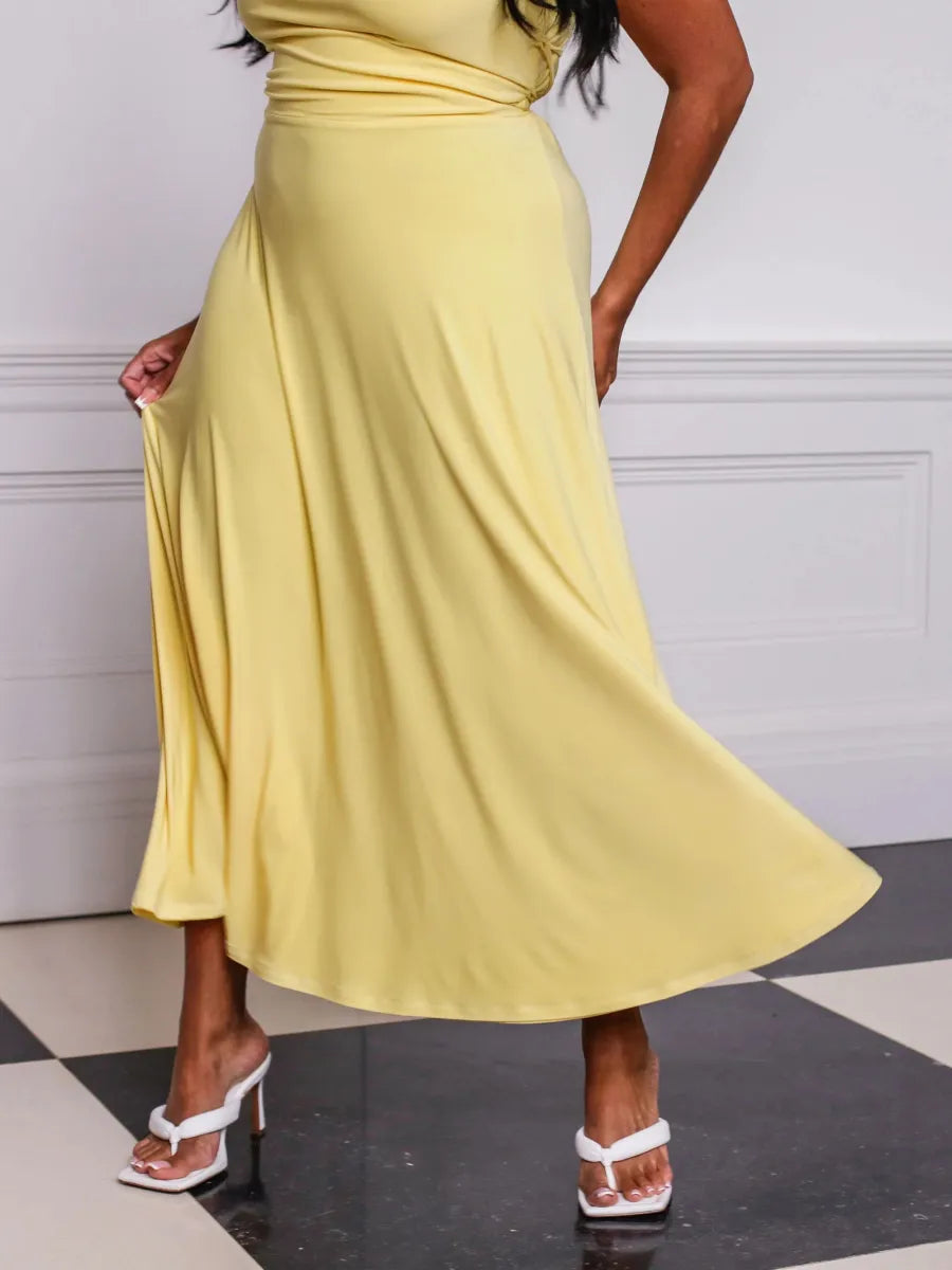 Elegante Maxikleding met Drapering
