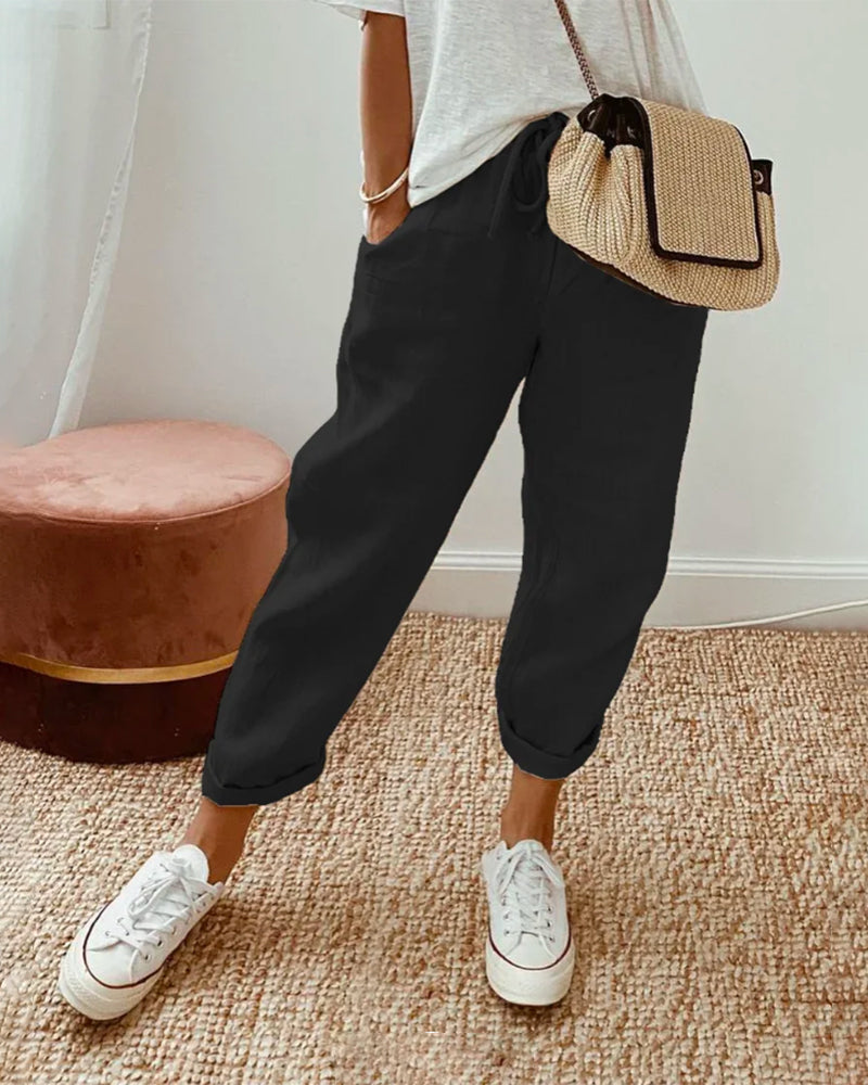 Noa – Elegante Relaxed Fit Broek