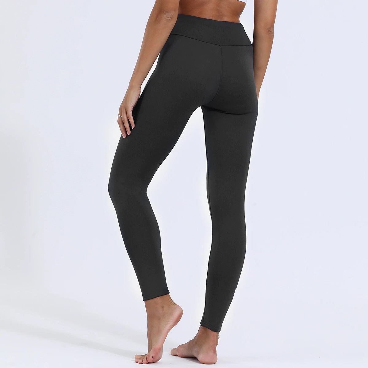 Warm gevoerde winterleggings voor dames