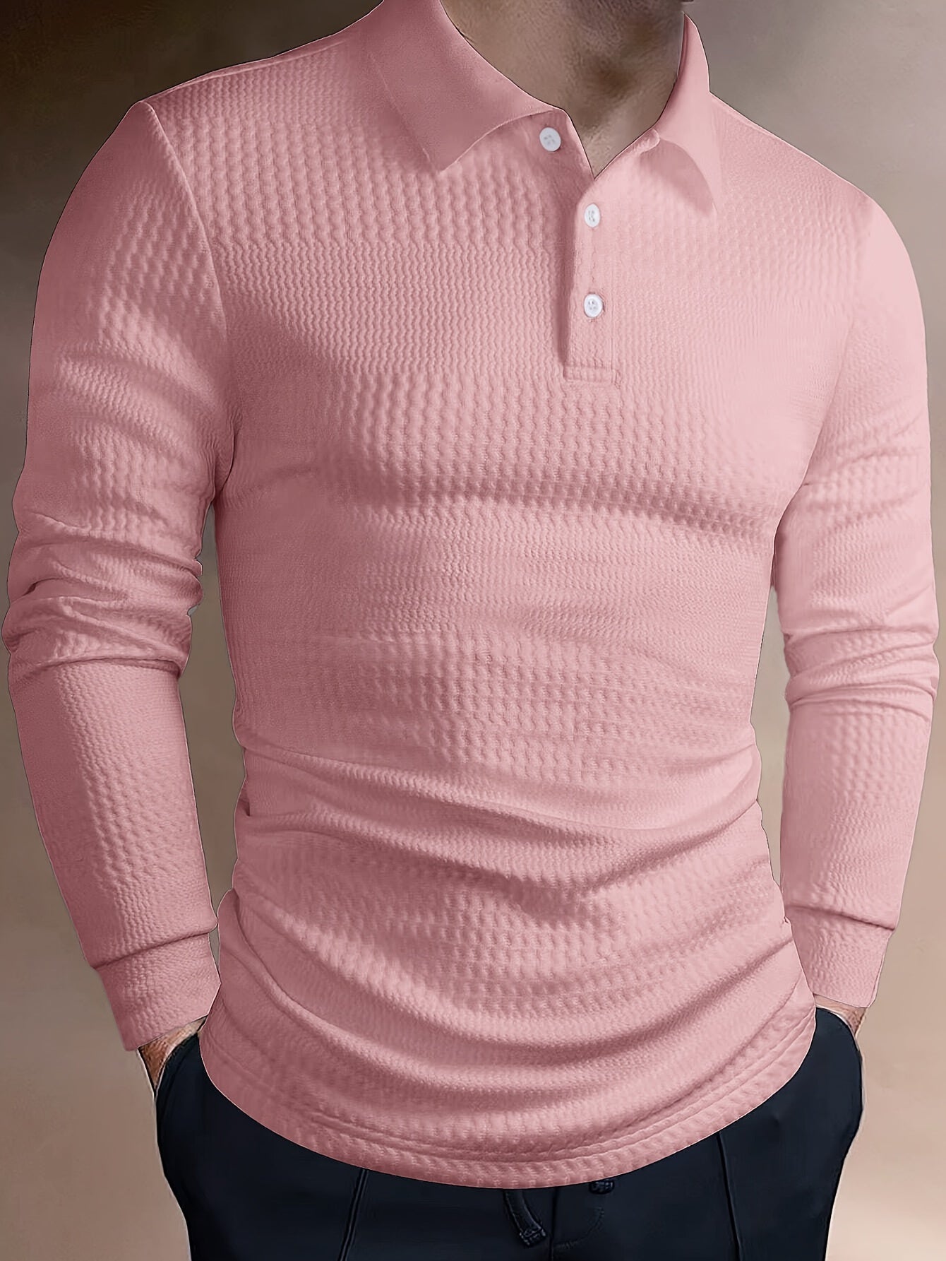 Jacquard Polo T-shirt met Korte Mouwen – Tom
