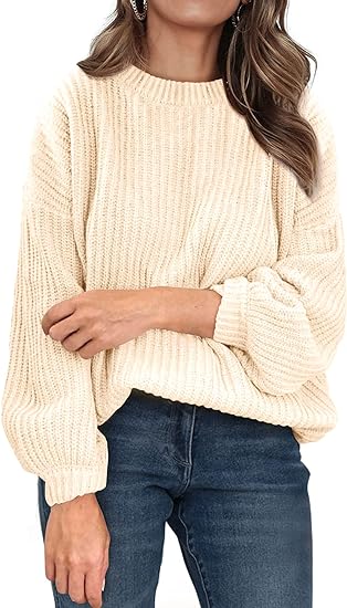Lila Ribbed V-Neck Sweater