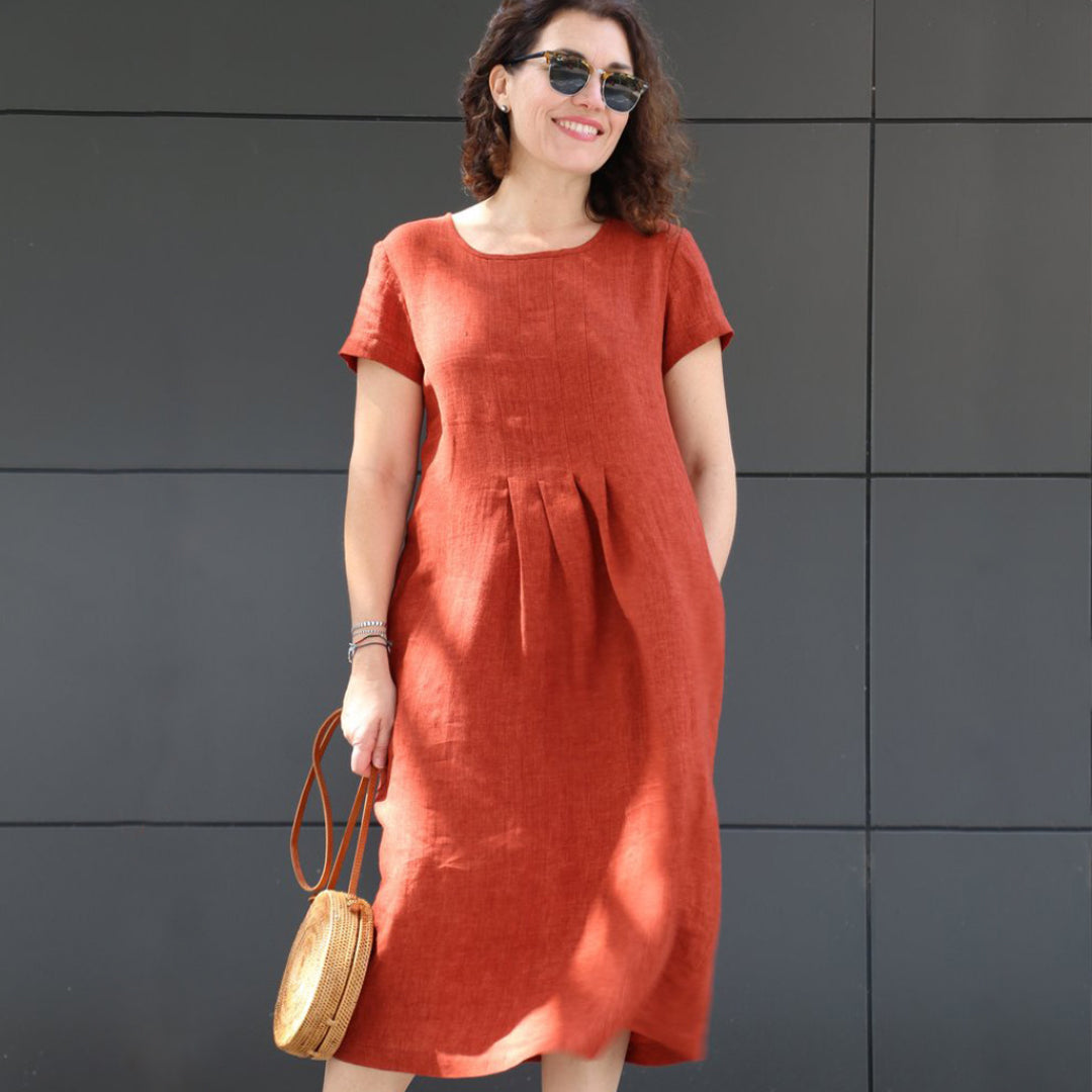 Stijlvolle jurk met korte mouwen voor een casual look