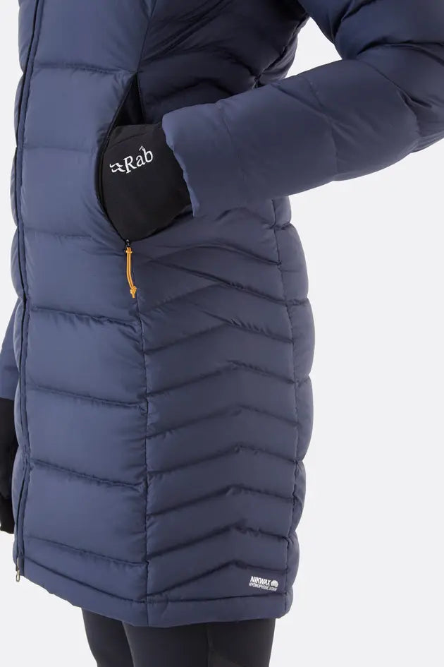 Lange dames donsparka voor winterse warmte en stijl – Emma