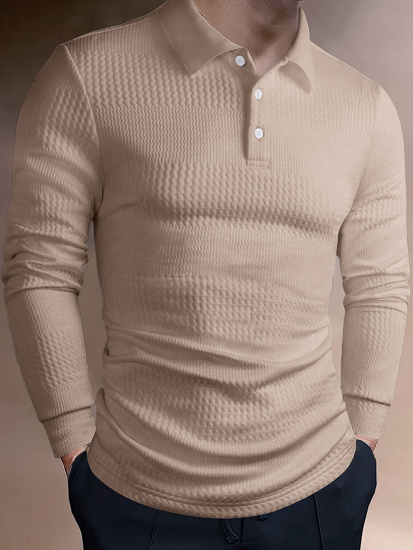 Jacquard Polo T-shirt met Korte Mouwen – Tom