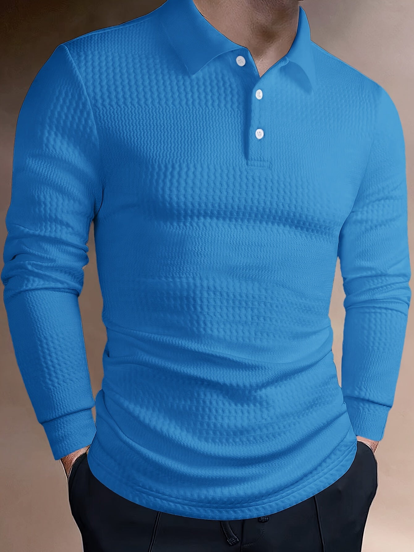 Jacquard Polo T-shirt met Korte Mouwen – Tom