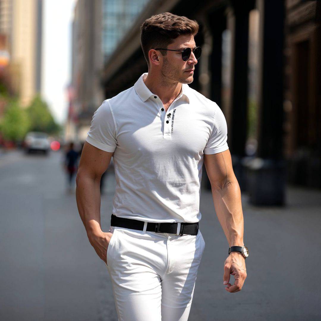 Kreukvrije Muscle Fit Polo Shirt - James