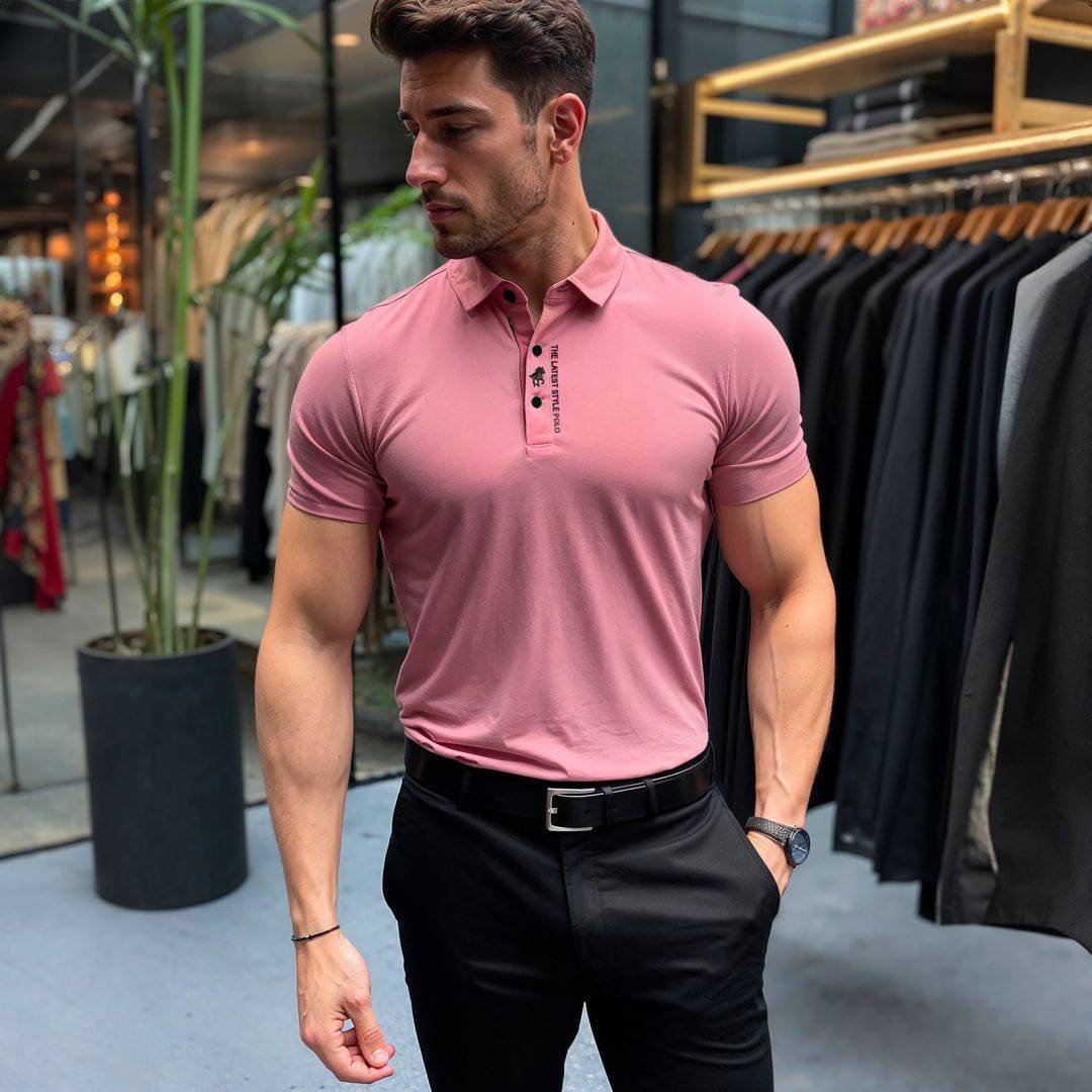 Kreukvrije Muscle Fit Polo Shirt - James
