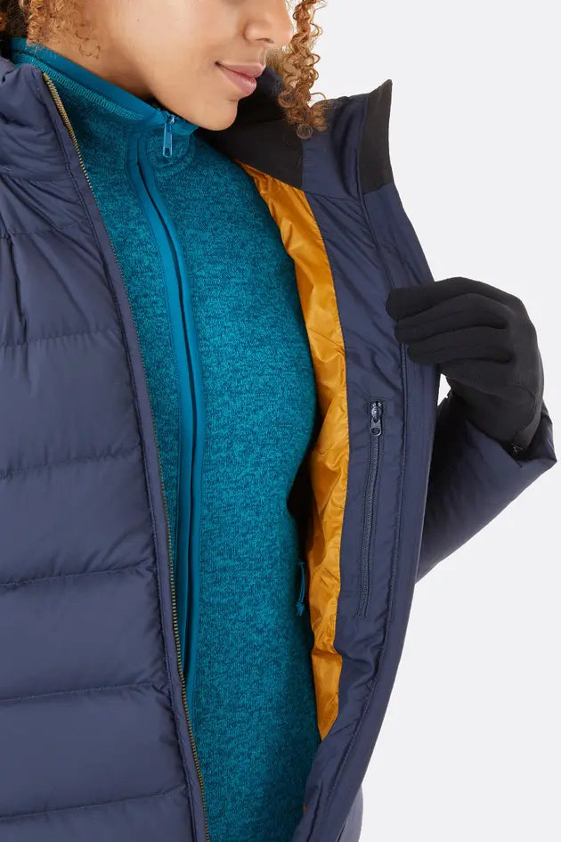Lange dames donsparka voor winterse warmte en stijl – Emma