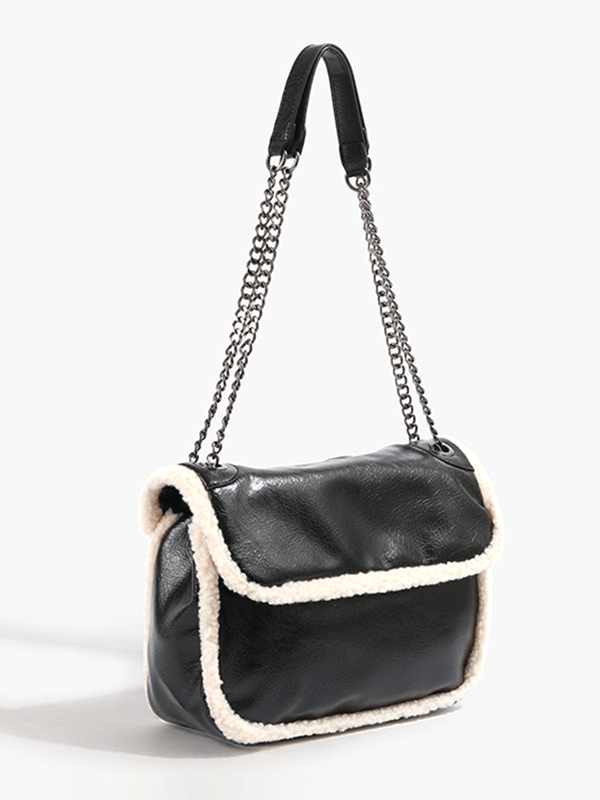 Elara Textured Flap Bag