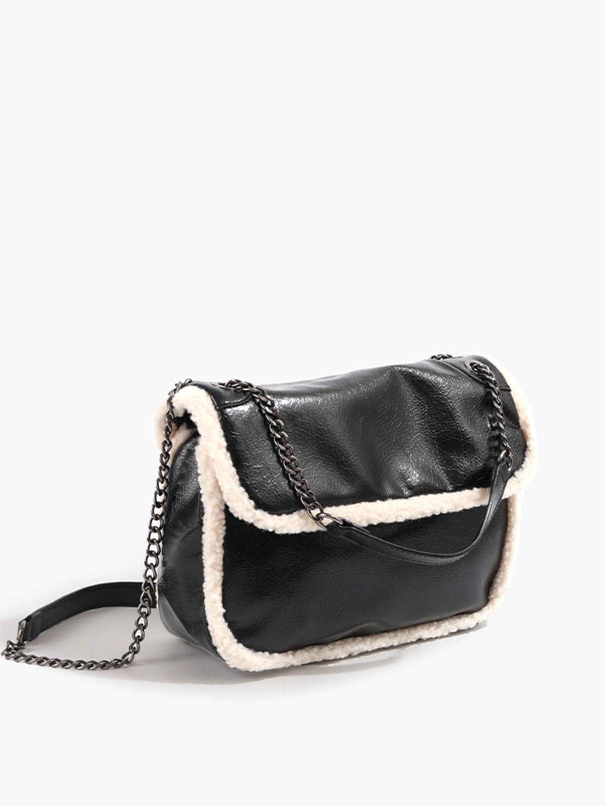 Elara Textured Flap Bag