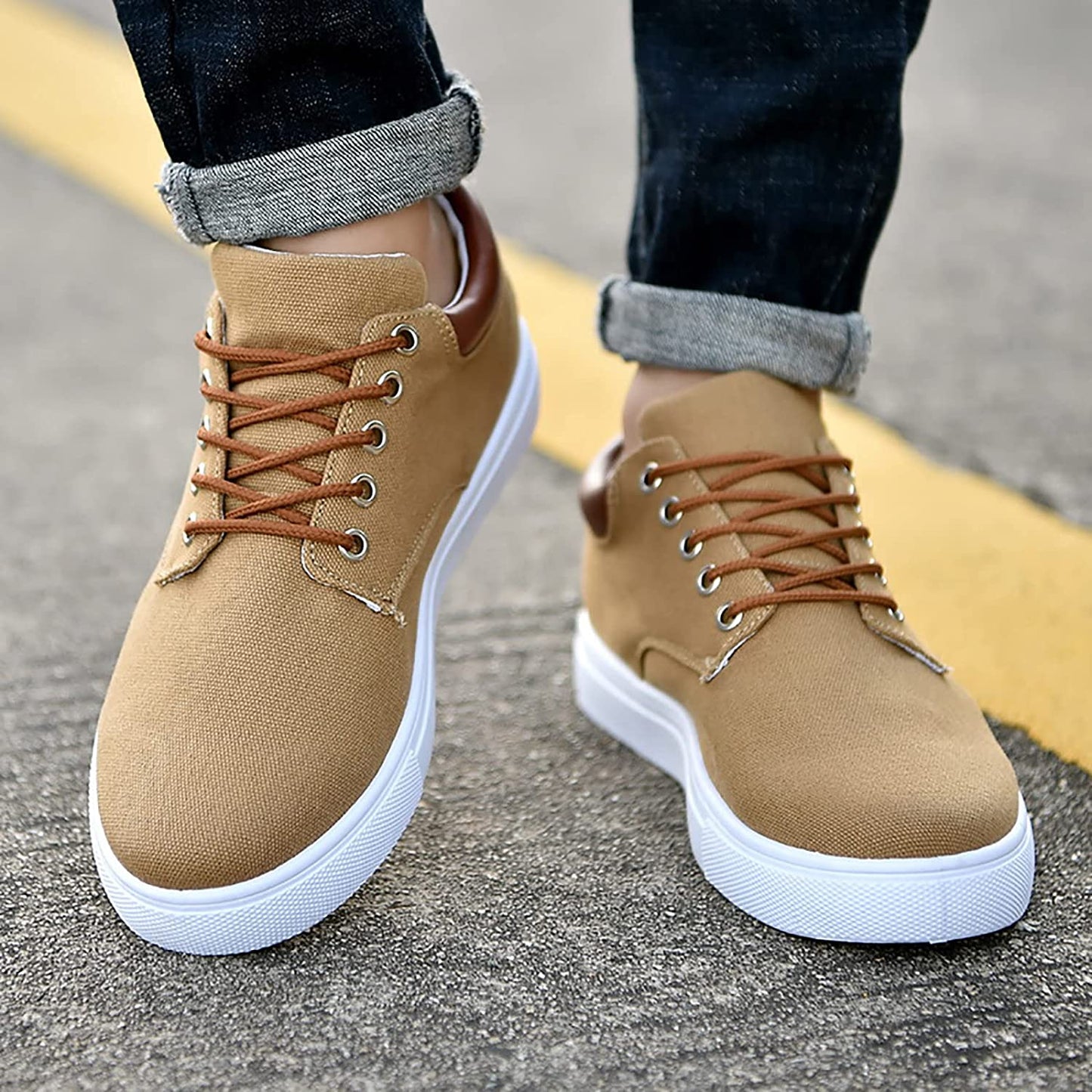 UrbanStride - Stoere Herensneakers met Ondersteunende Zool