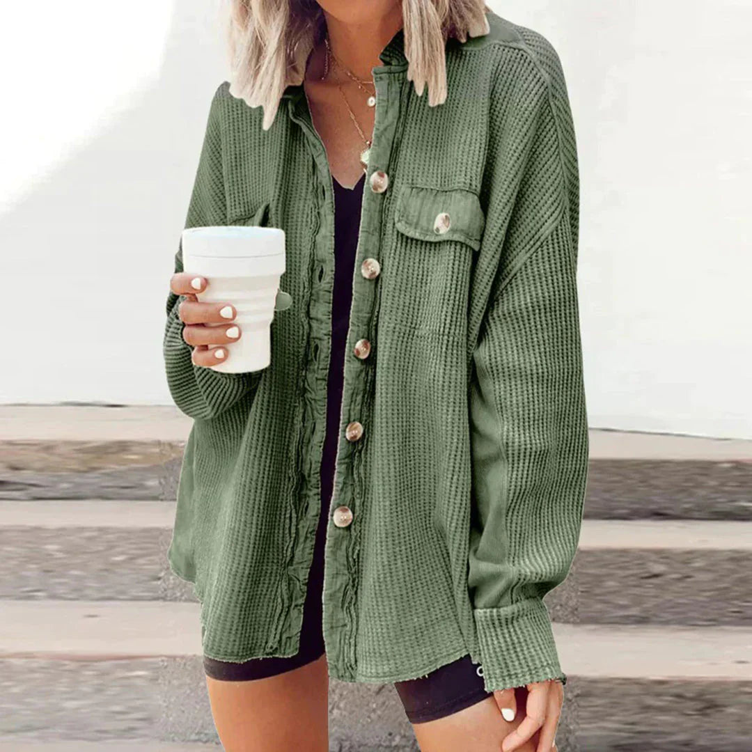 Ava - Losse Hemdjacke voor Dames
