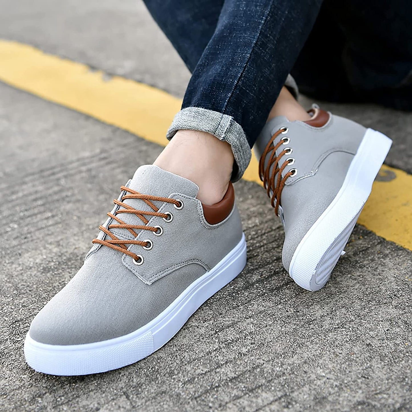 UrbanStride - Stoere Herensneakers met Ondersteunende Zool