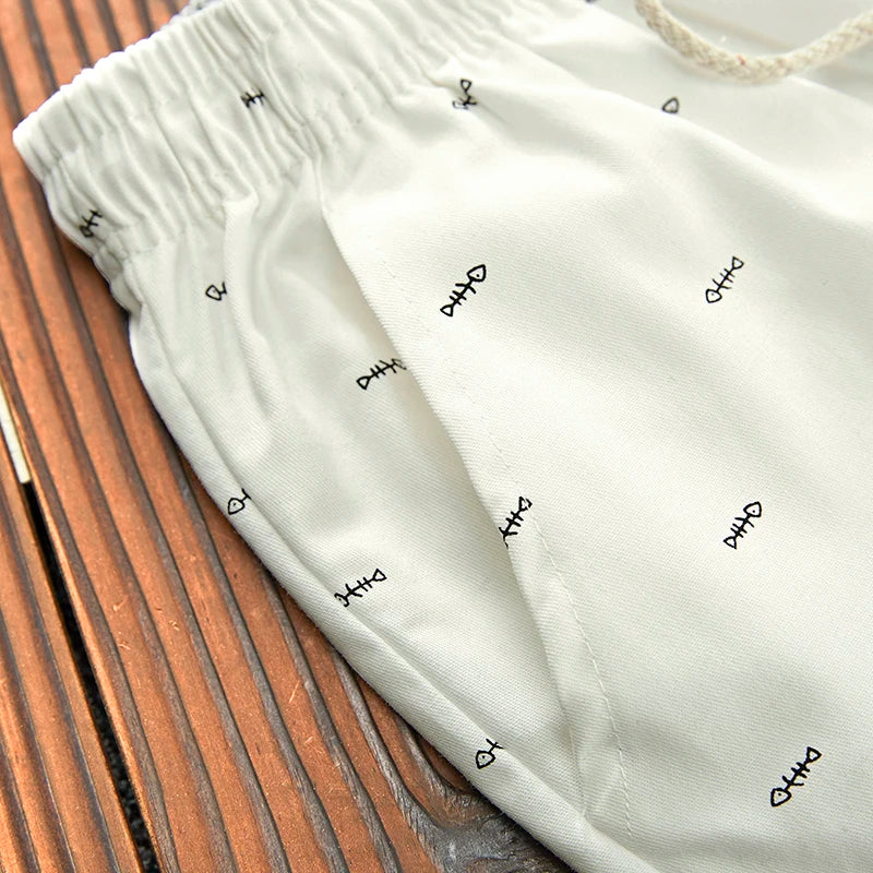 Jack - Zomerse Visgraat Fitness Shorts