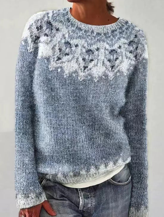 Olivia – Geometrisch Gemusterde Pullover