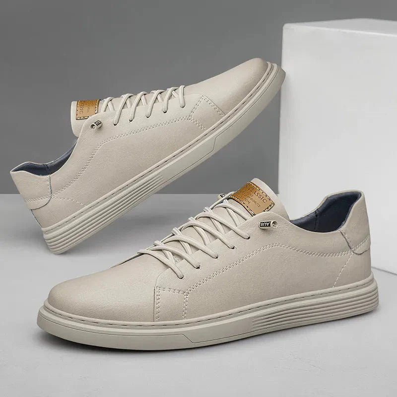 StreetEase Leren Sneakers - Comfortabel & Ademend - Voor Dagelijks Gebruik
