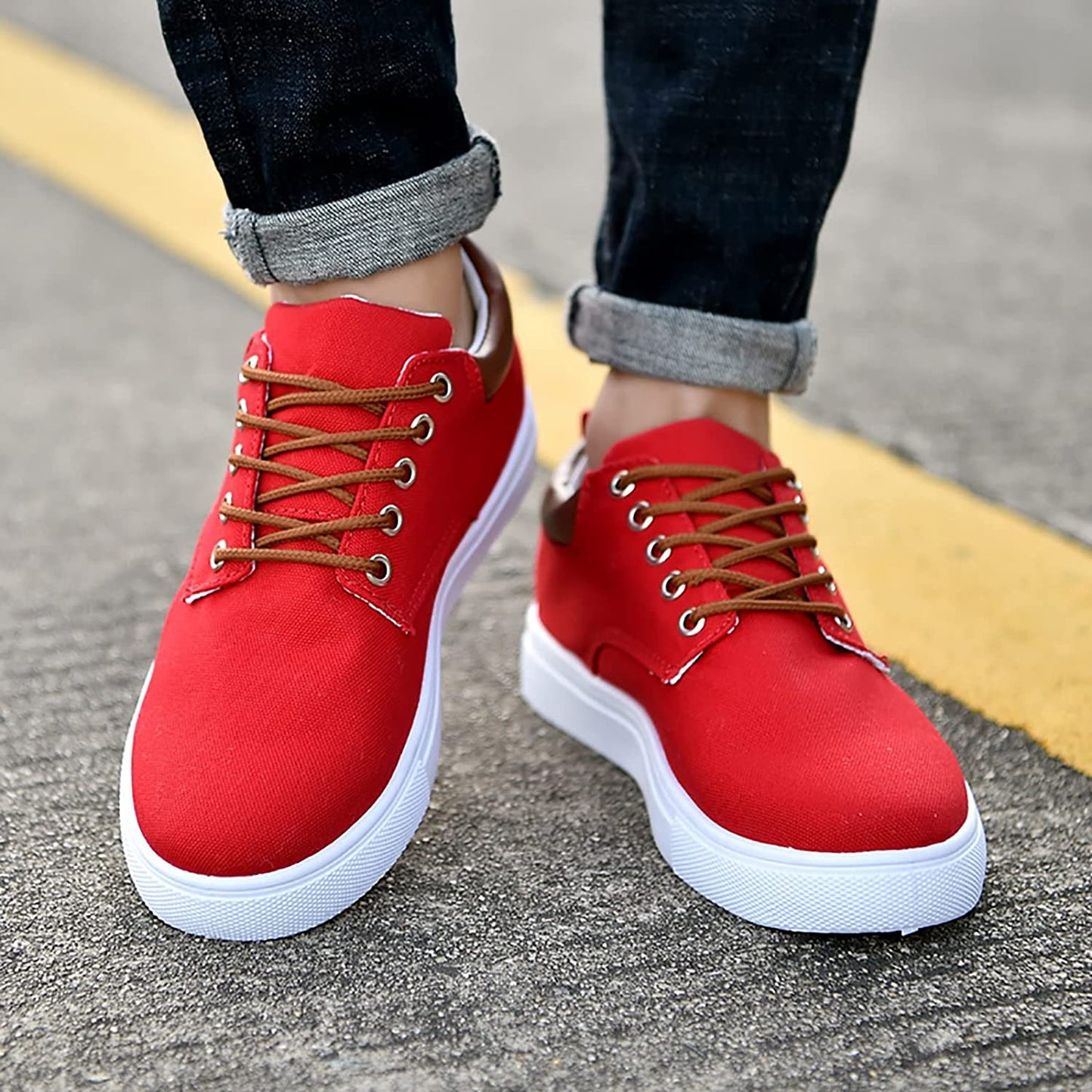 UrbanStride - Stoere Herensneakers met Ondersteunende Zool