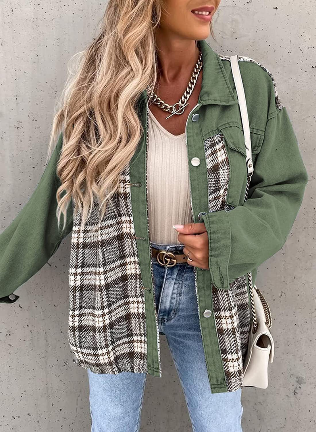 Elise - Denim Jas met Lange Mouwen