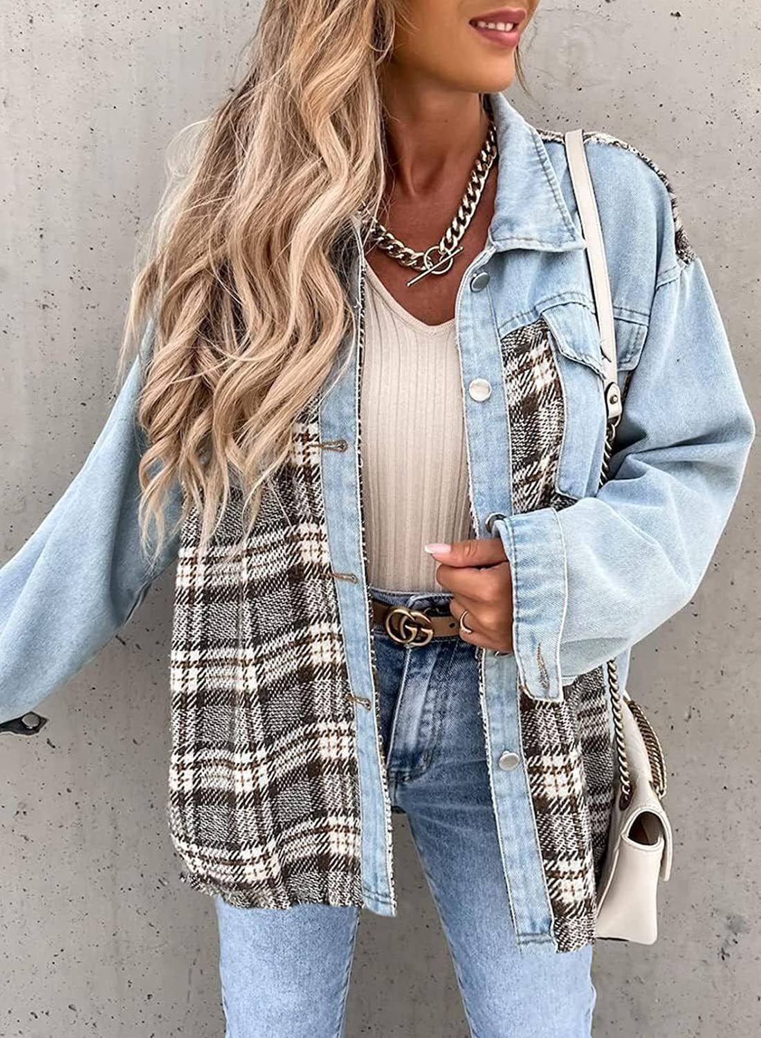 Elise - Denim Jas met Lange Mouwen