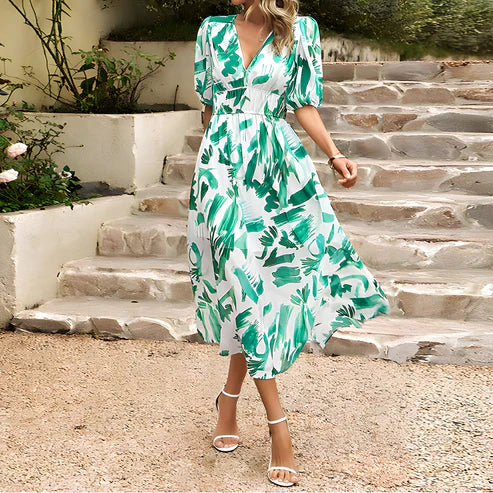 Isla – Elegant MIDI-jurk voor Dames