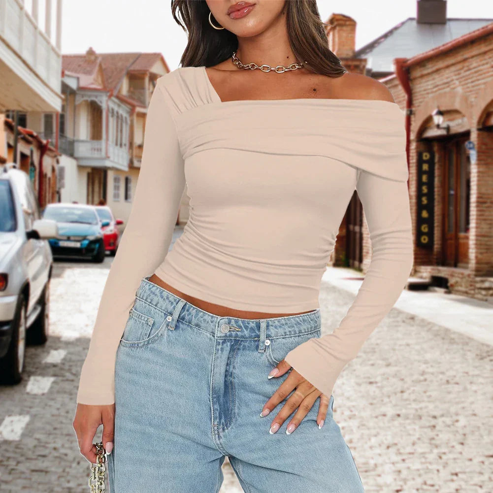Leona – Verleidelijke Off-Shoulder Top