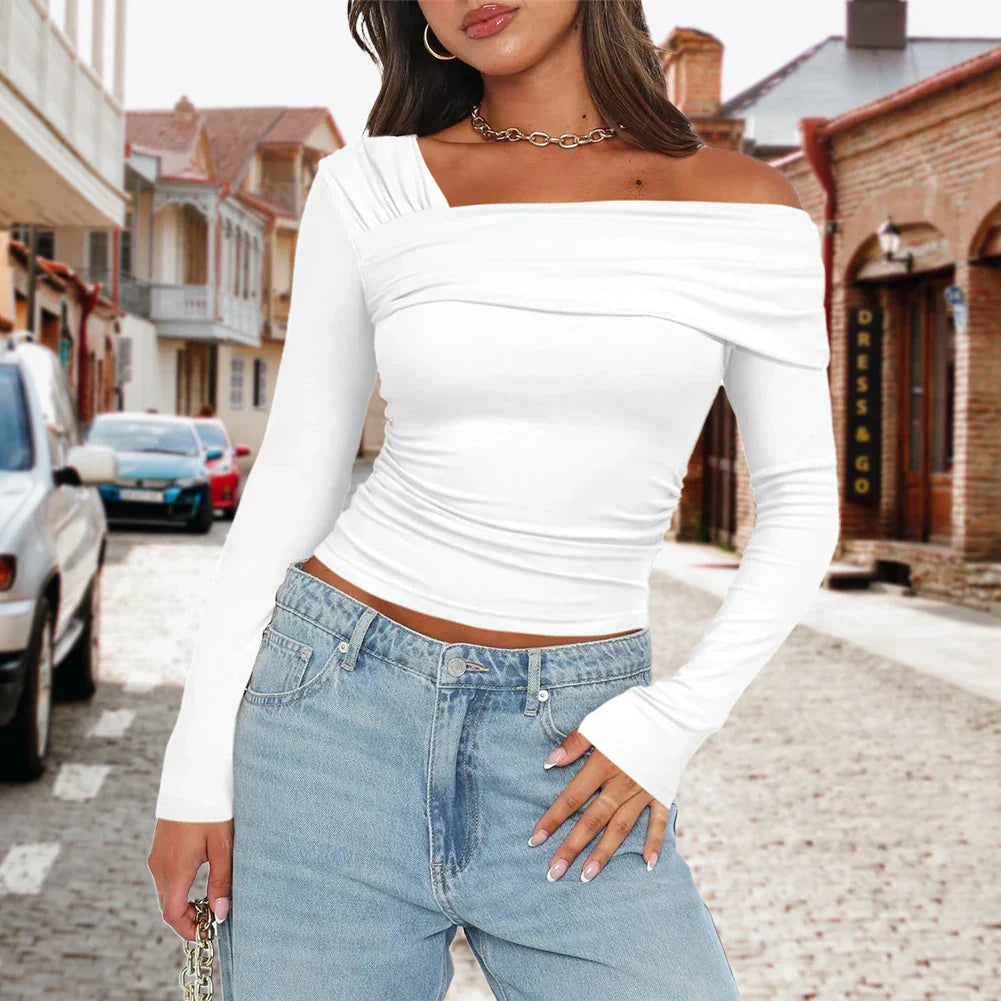 Leona – Verleidelijke Off-Shoulder Top