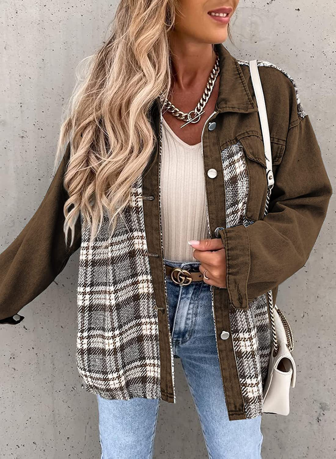 Elise - Denim Jas met Lange Mouwen