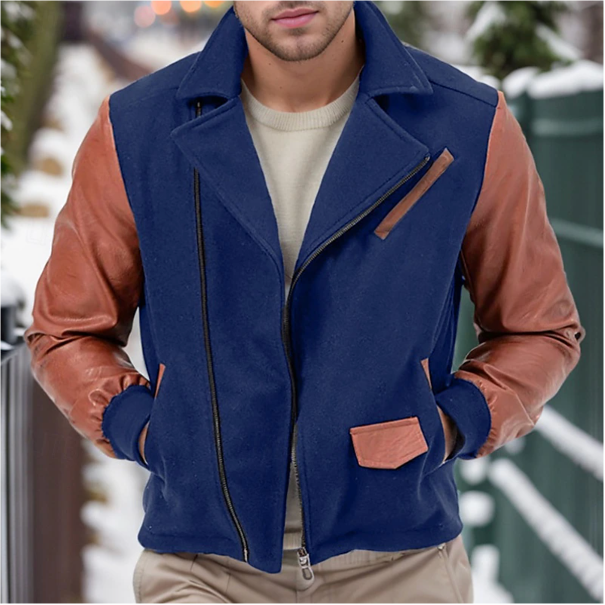 Leren winterjas heren robuust en elegant – Martijn