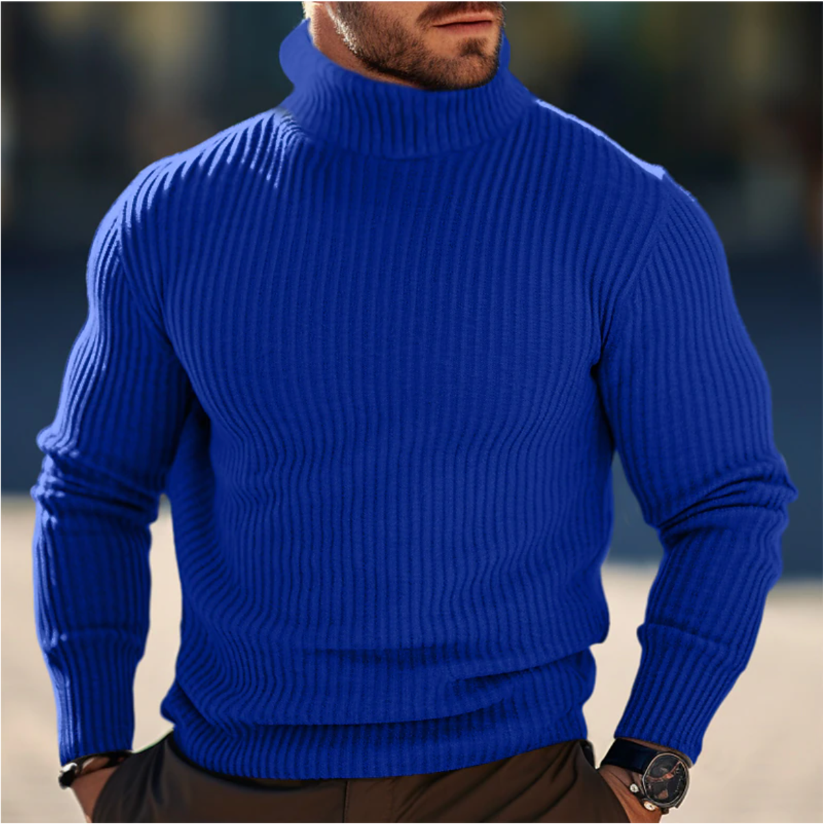 Luxe heren coltrui voor stijl en comfort – Scott
