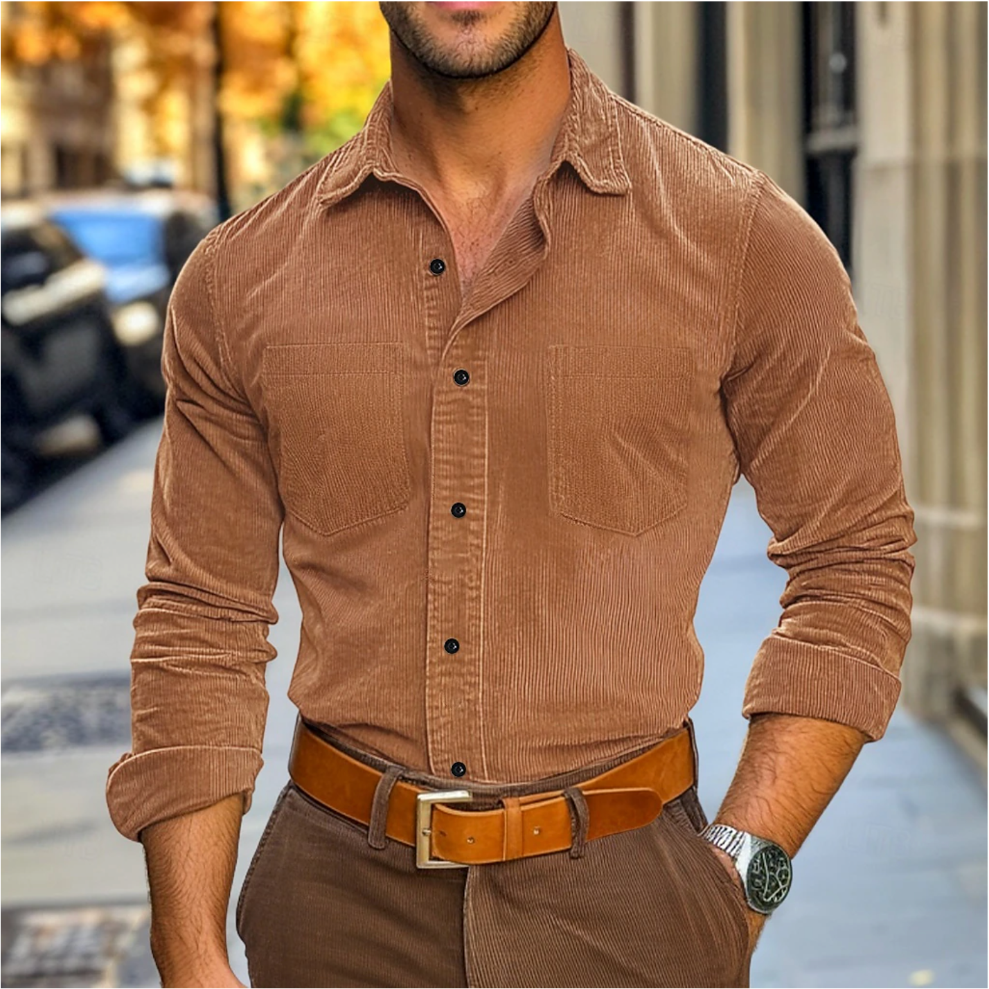 Corduroy Shirt voor Herfst en Winter - Jack