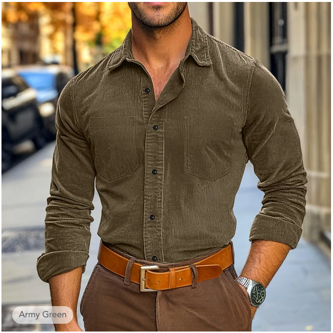 Corduroy Shirt voor Herfst en Winter - Jack