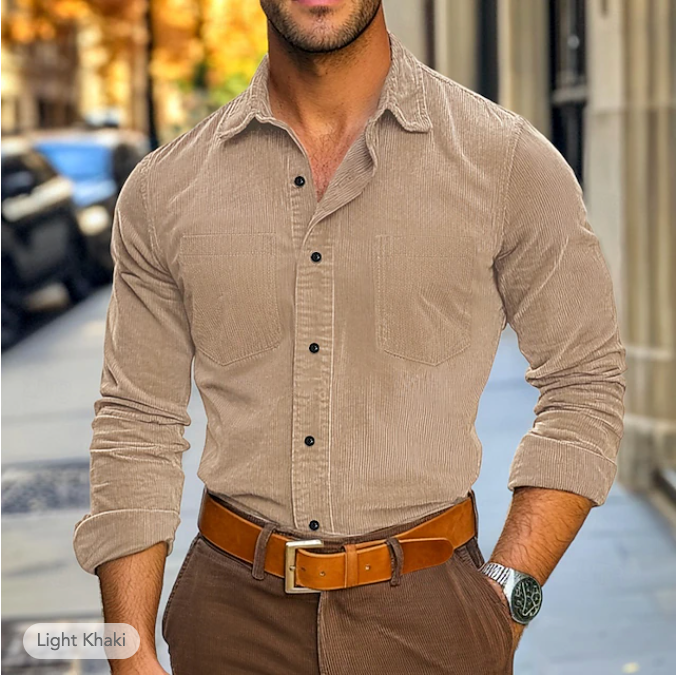 Corduroy Shirt voor Herfst en Winter - Jack
