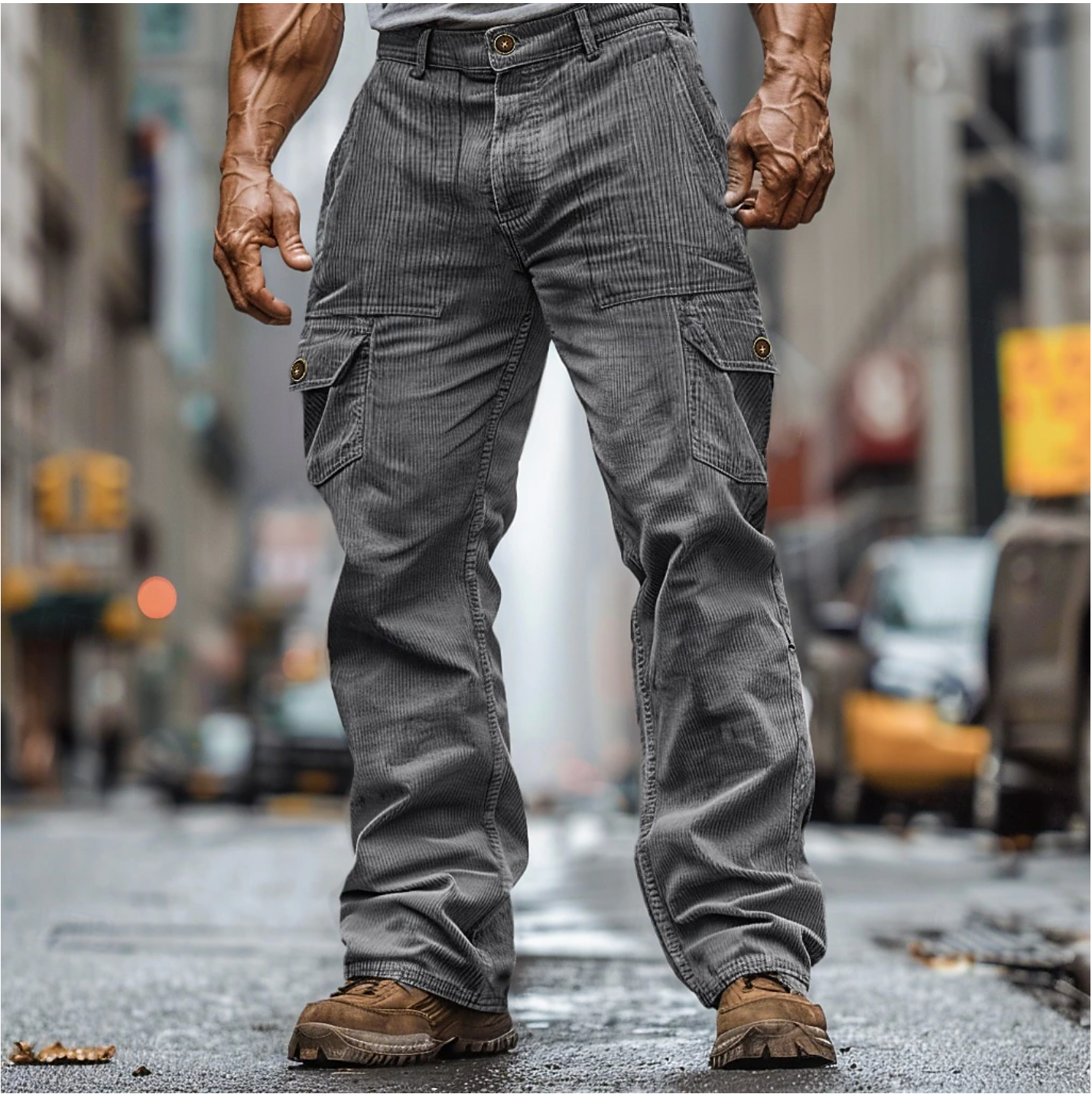 Corduroy Cargo Broek voor Heren – Sven