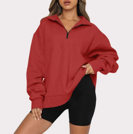 Charlotte – Dames Sweatshirt met Kraag