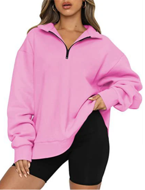 Charlotte – Dames Sweatshirt met Kraag