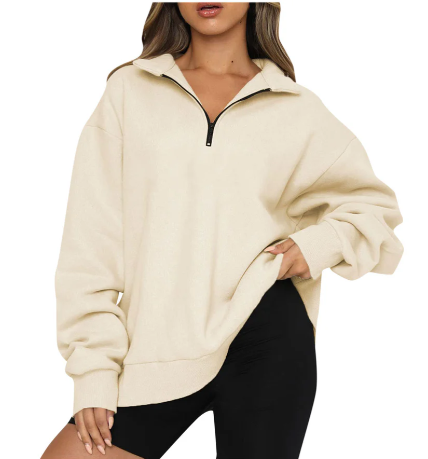 Charlotte – Dames Sweatshirt met Kraag